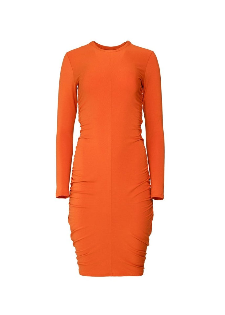 Hilary MacMillan Ruched Long Sleeve Dress - Victoire BoutiqueHilary MacMillanDresses Ottawa Boutique Shopping Clothing