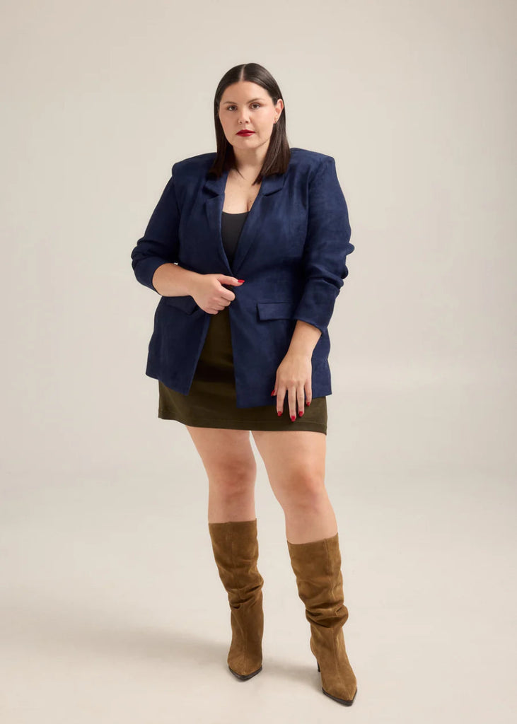 Hilary MacMillan Suede Mini Skirt (Olive) - Victoire BoutiqueHilary MacMillanSkirts Ottawa Boutique Shopping Clothing