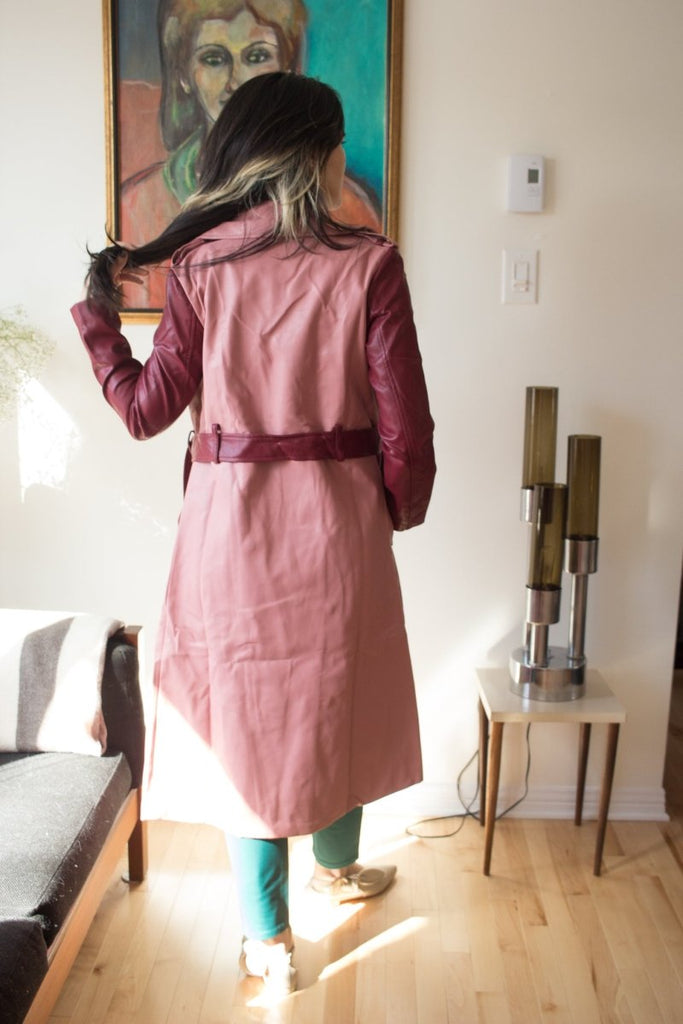 Hilary MacMillan Two Tone Trench Coat - Victoire BoutiqueHilary MacMillancoat Ottawa Boutique Shopping Clothing