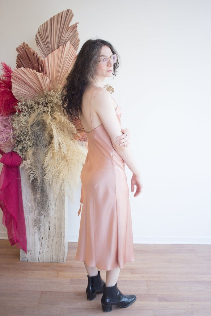 Jacoba Jane Scoop Back Dress - Rosy Pink (In - Store) - Victoire BoutiqueJacoba JaneDresses Ottawa Boutique Shopping Clothing