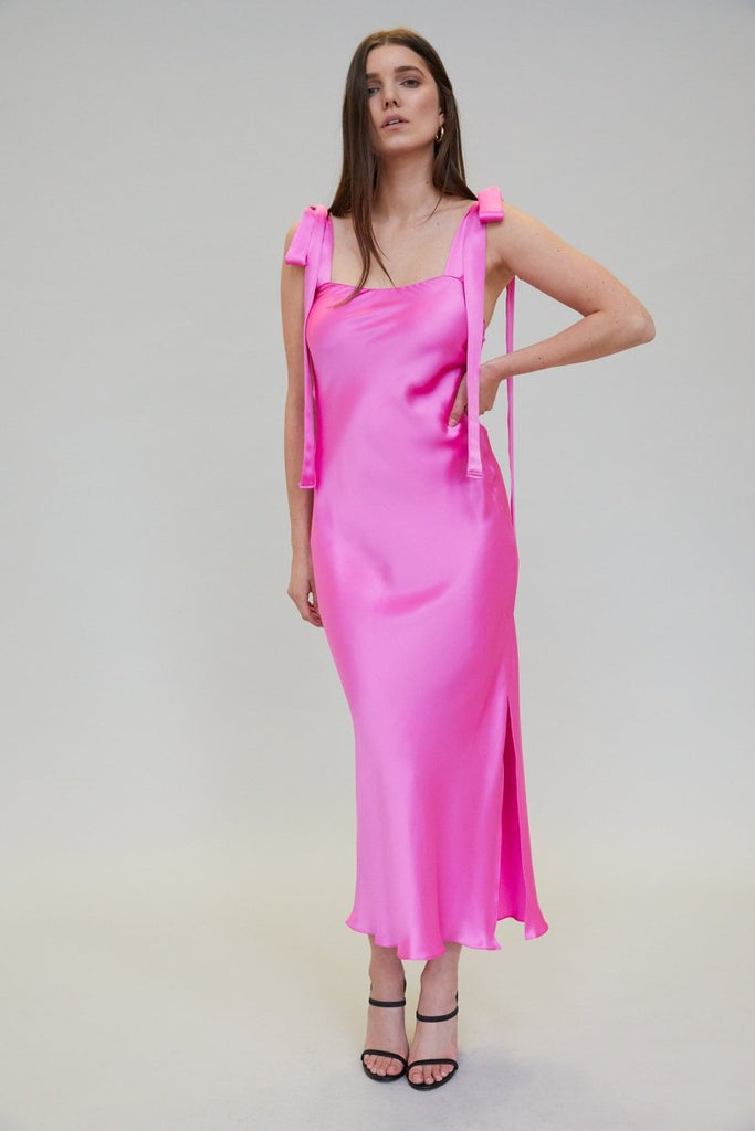 Jacoba Jane Ulyana Silk Satin Midi Dress (Orchid) - Victoire BoutiqueJacoba JaneDresses Ottawa Boutique Shopping Clothing