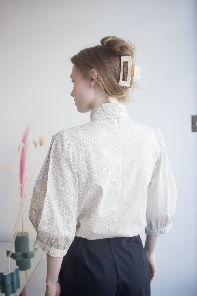 Jennifer Glasgow Bondi Blouse (Ivory Star) - Victoire BoutiqueJennifer GlasgowShirts & Tops Ottawa Boutique Shopping Clothing