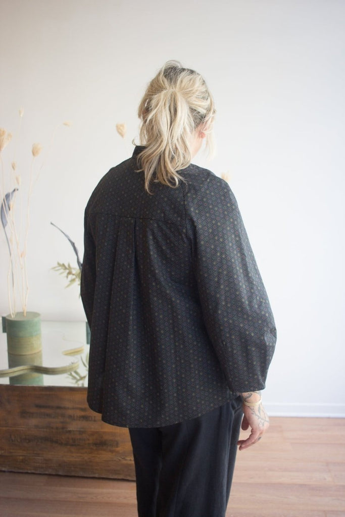 Jennifer Glasgow Dahlia Top (Black Star) - Victoire BoutiqueJennifer GlasgowShirts & Tops Ottawa Boutique Shopping Clothing