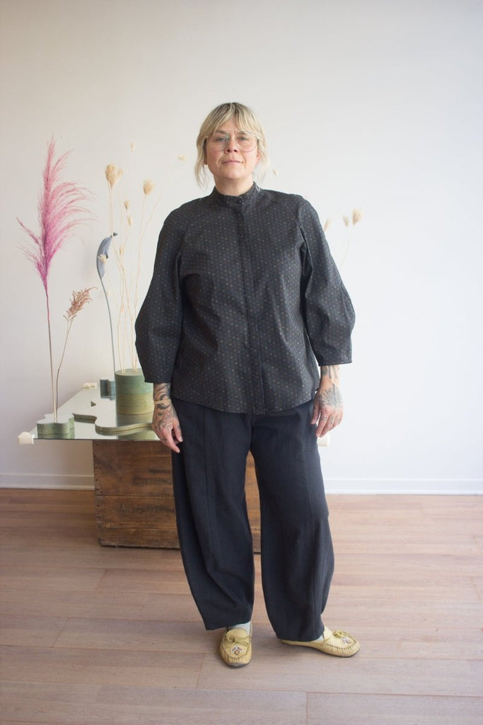 Jennifer Glasgow Dahlia Top (Black Star) - Victoire BoutiqueJennifer GlasgowShirts & Tops Ottawa Boutique Shopping Clothing