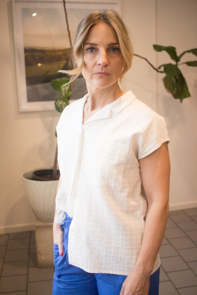 Jennifer Glasgow Dionne Top (Ivory) - Victoire Boutique - Shirts & Tops ...