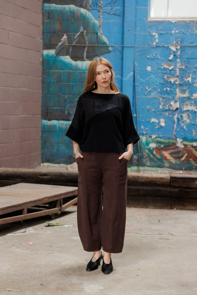 Jennifer Glasgow Dorset Pant (Chocolate) - Victoire BoutiqueJennifer GlasgowBottoms Ottawa Boutique Shopping Clothing