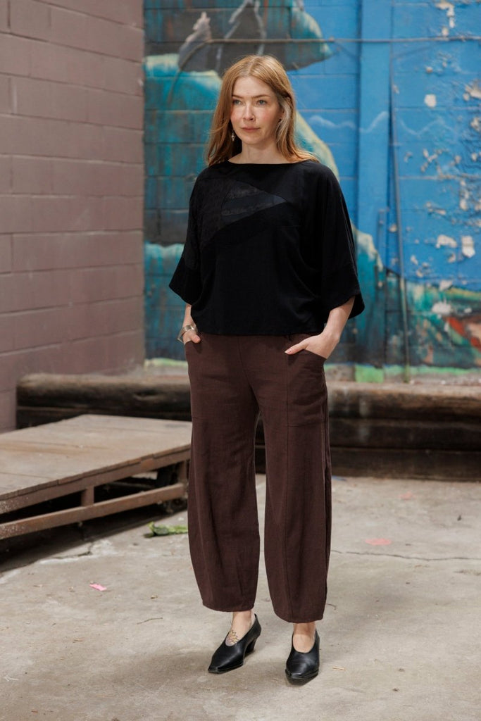 Jennifer Glasgow Dorset Pant (Chocolate) - Victoire BoutiqueJennifer GlasgowBottoms Ottawa Boutique Shopping Clothing