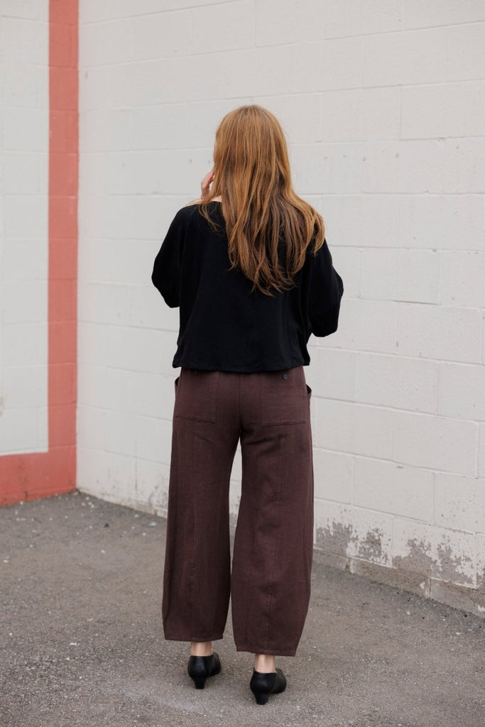 Jennifer Glasgow Dorset Pant (Chocolate) - Victoire BoutiqueJennifer GlasgowBottoms Ottawa Boutique Shopping Clothing