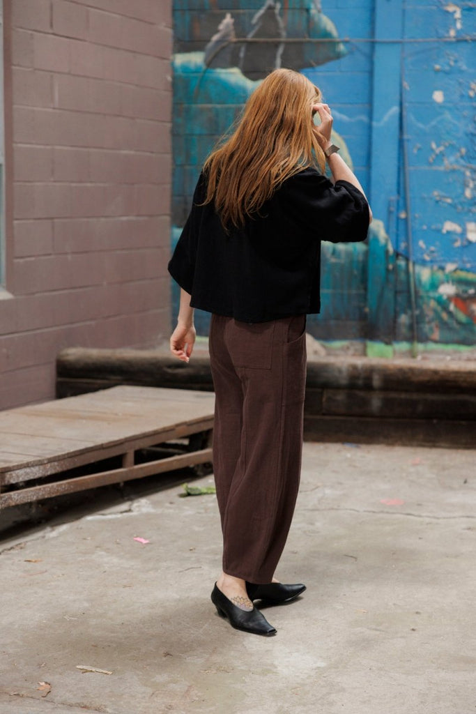 Jennifer Glasgow Dorset Pant (Chocolate) - Victoire BoutiqueJennifer GlasgowBottoms Ottawa Boutique Shopping Clothing