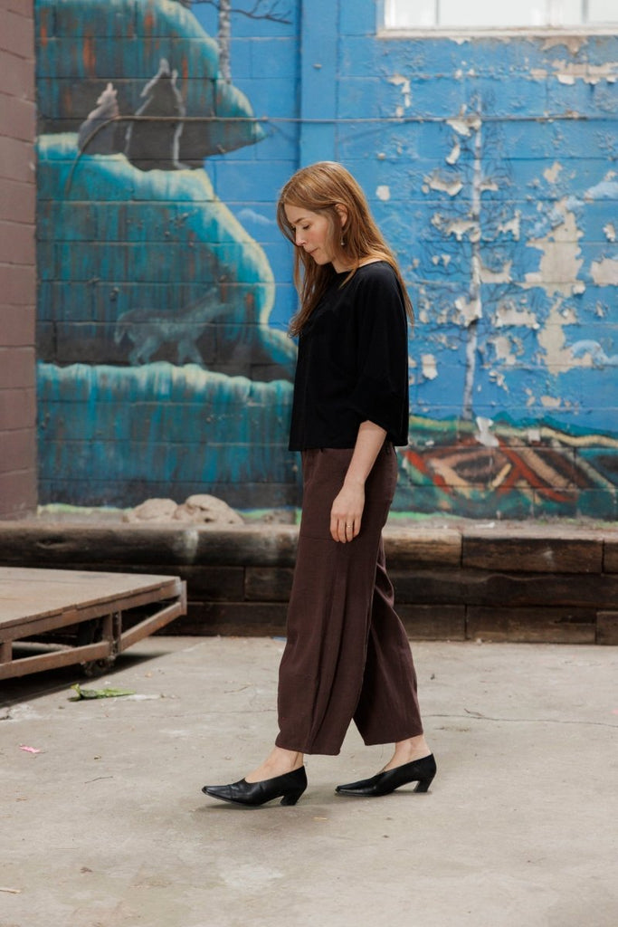 Jennifer Glasgow Dorset Pant (Chocolate) - Victoire BoutiqueJennifer GlasgowBottoms Ottawa Boutique Shopping Clothing