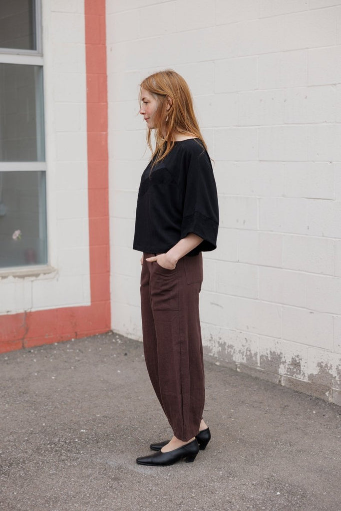 Jennifer Glasgow Dorset Pant (Chocolate) - Victoire BoutiqueJennifer GlasgowBottoms Ottawa Boutique Shopping Clothing