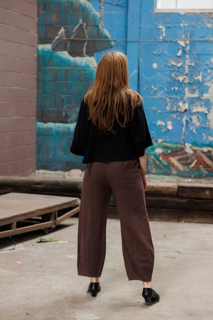 Jennifer Glasgow Dorset Pant (Chocolate) - Victoire BoutiqueJennifer GlasgowBottoms Ottawa Boutique Shopping Clothing