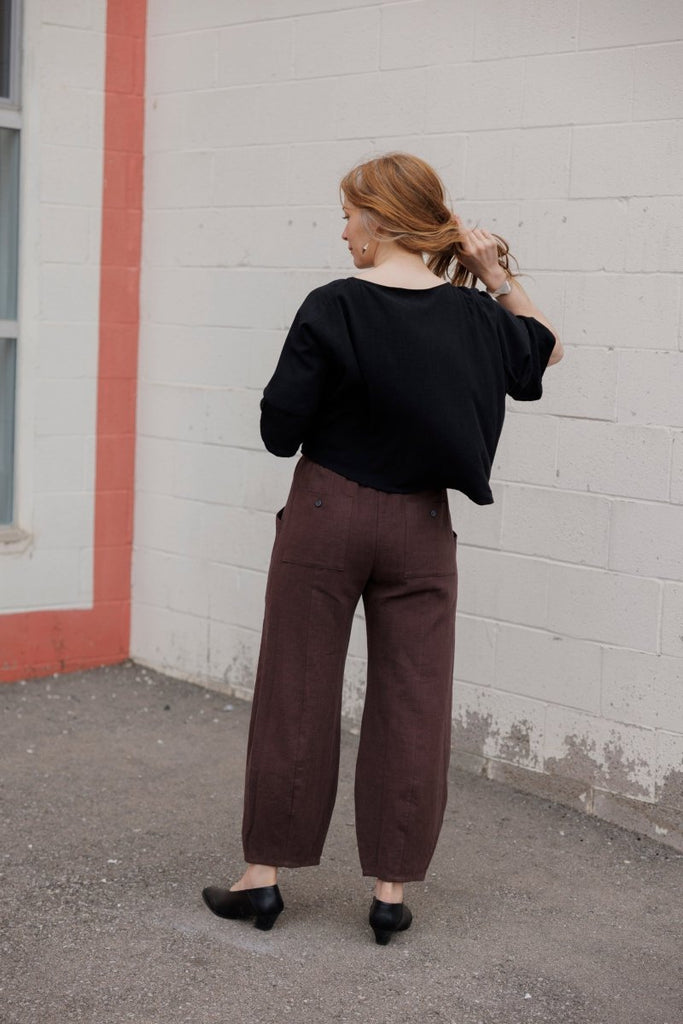 Jennifer Glasgow Dorset Pant (Chocolate) - Victoire BoutiqueJennifer GlasgowBottoms Ottawa Boutique Shopping Clothing