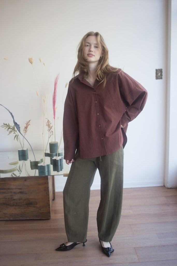 Jennifer Glasgow Dorset Pants (Olive) - Victoire BoutiqueJennifer GlasgowPants Ottawa Boutique Shopping Clothing