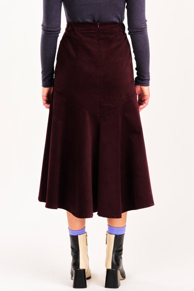 Jennifer Glasgow Fjord Skirt (Eggplant) - Victoire BoutiqueJennifer GlasgowBottoms Ottawa Boutique Shopping Clothing