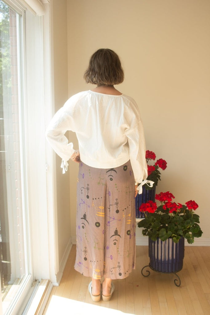 Jennifer Glasgow Harlow Pants (Crop Circles) - Victoire BoutiqueJennifer GlasgowBottoms Ottawa Boutique Shopping Clothing