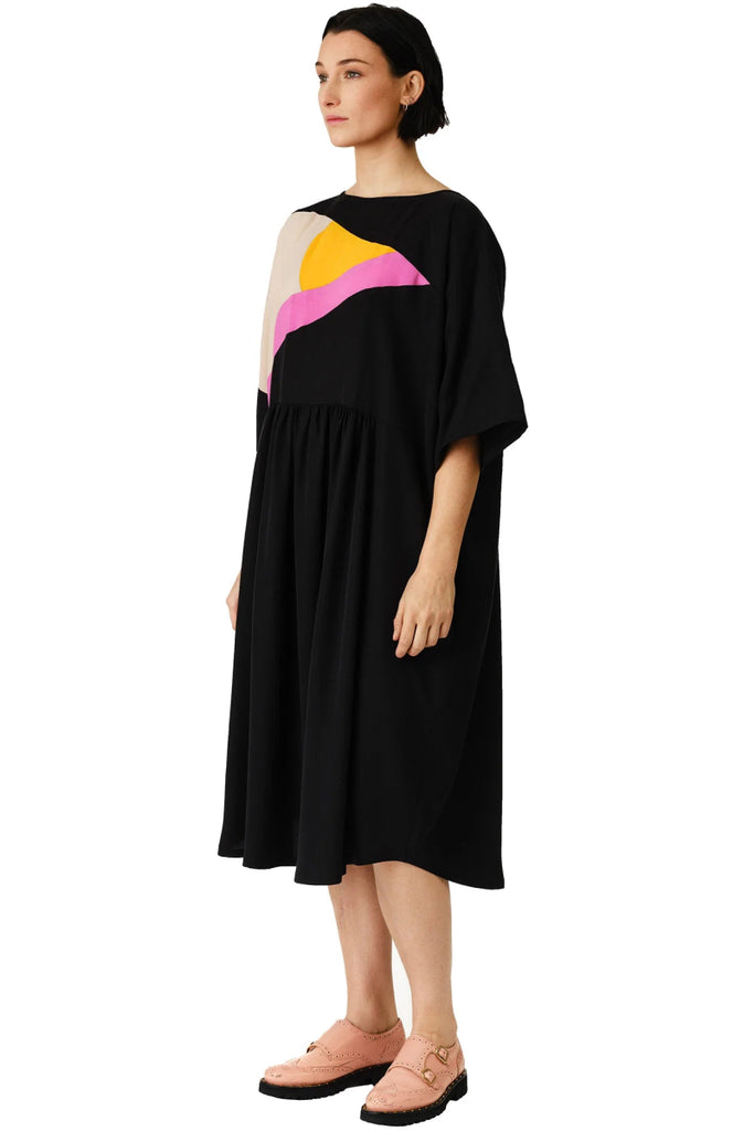 Jennifer Glasgow Jades Colour Blocked Dress (Black) - Victoire BoutiqueJennifer GlasgowDresses Ottawa Boutique Shopping Clothing