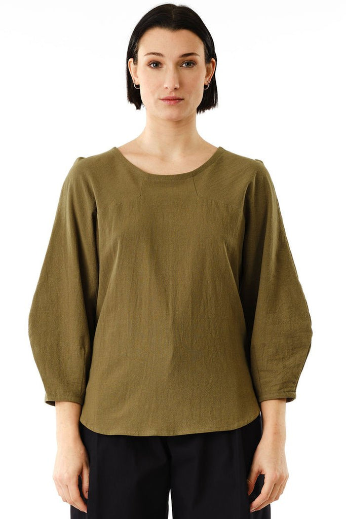 Jennifer Glasgow La Sirène Blouse (Soft Green) - Victoire BoutiqueJennifer GlasgowShirts & Tops Ottawa Boutique Shopping Clothing