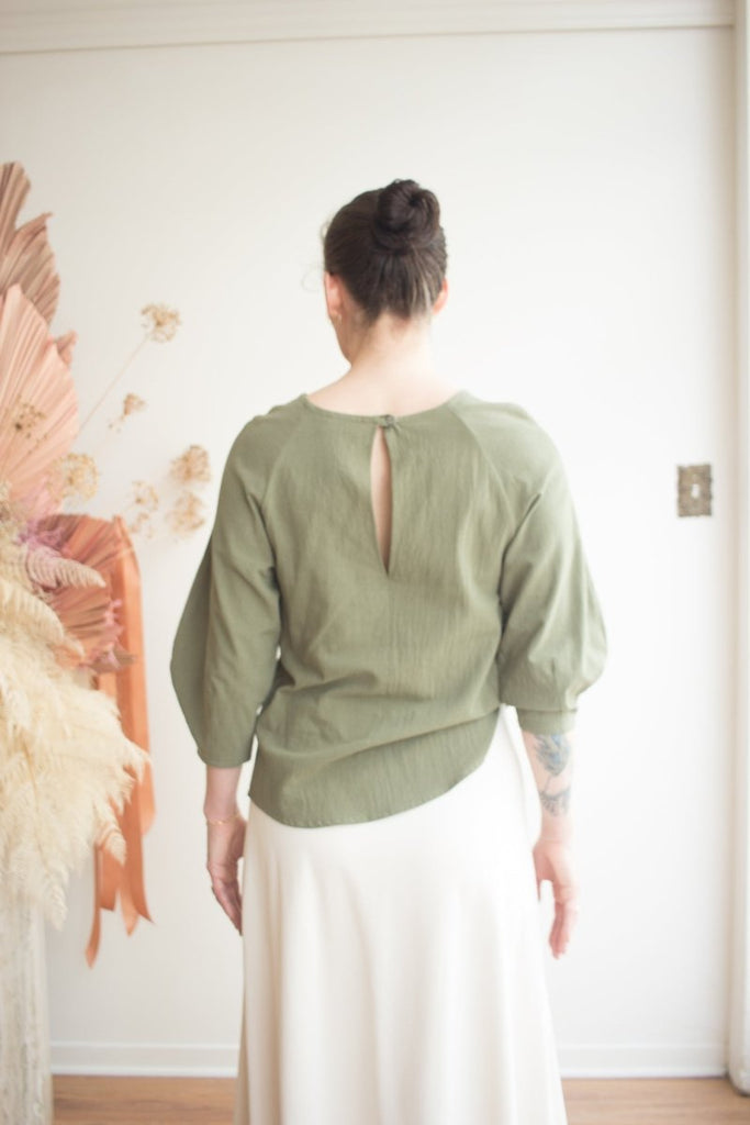 Jennifer Glasgow La Sirène Blouse (Soft Green) - Victoire BoutiqueJennifer GlasgowShirts & Tops Ottawa Boutique Shopping Clothing