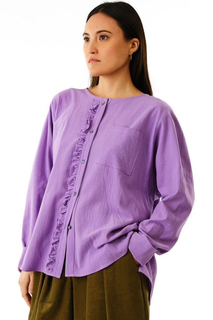 Jennifer Glasgow Naledi Blouse (Lilac) - Victoire BoutiqueJennifer GlasgowShirts & Tops Ottawa Boutique Shopping Clothing