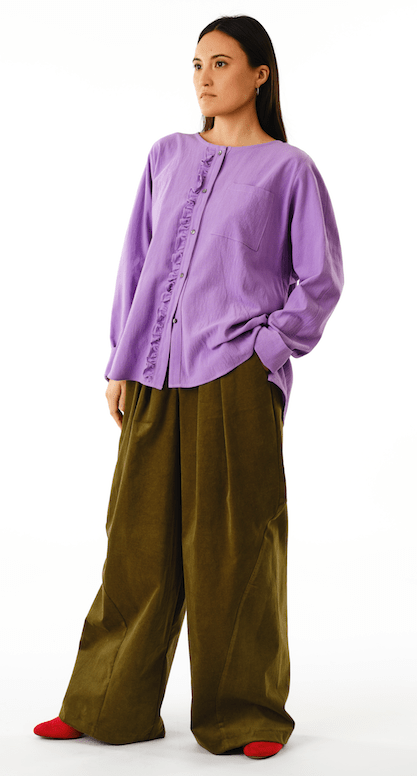 Jennifer Glasgow Naledi Blouse (Lilac) - Victoire BoutiqueJennifer GlasgowShirts & Tops Ottawa Boutique Shopping Clothing