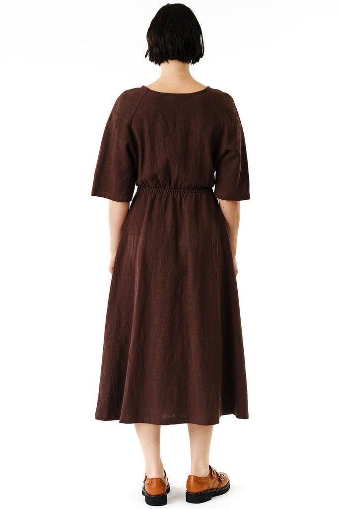 Jennifer Glasgow Omega Dress (Chocolate) - Victoire BoutiqueJennifer GlasgowDress Ottawa Boutique Shopping Clothing