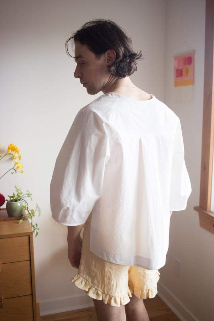 Jennifer Glasgow Perseus Top (Ivory) - Victoire BoutiqueJennifer GlasgowShirts & Tops Ottawa Boutique Shopping Clothing