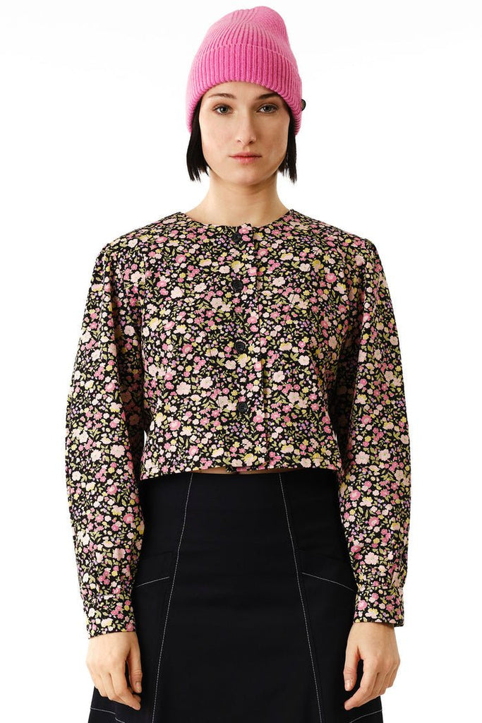 Jennifer Glasgow Polaris Top (Black Floral) - Victoire BoutiqueJennifer GlasgowShirts & Tops Ottawa Boutique Shopping Clothing