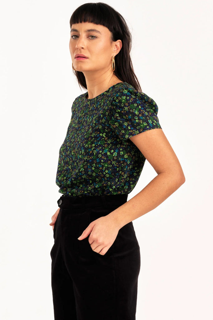 Jennifer Glasgow Shamra Top (Forest) - Victoire BoutiqueJennifer GlasgowTops Ottawa Boutique Shopping Clothing