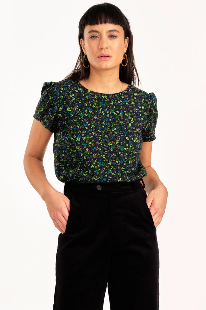 Jennifer Glasgow Shamra Top (Forest) - Victoire BoutiqueJennifer GlasgowTops Ottawa Boutique Shopping Clothing