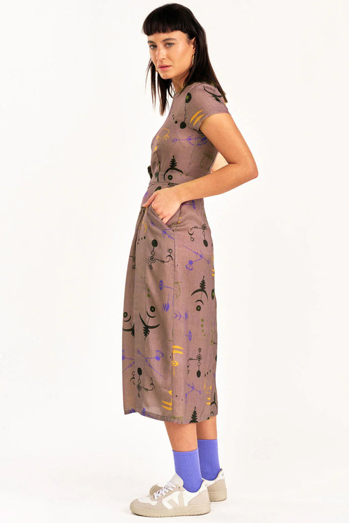 Jennifer Glasgow Yelena Dress (Crop Circles) - Victoire BoutiqueJennifer GlasgowDresses Ottawa Boutique Shopping Clothing