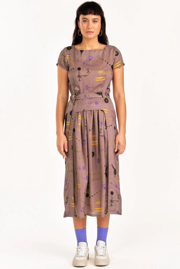 Jennifer Glasgow Yelena Dress (Crop Circles) - Victoire BoutiqueJennifer GlasgowDresses Ottawa Boutique Shopping Clothing