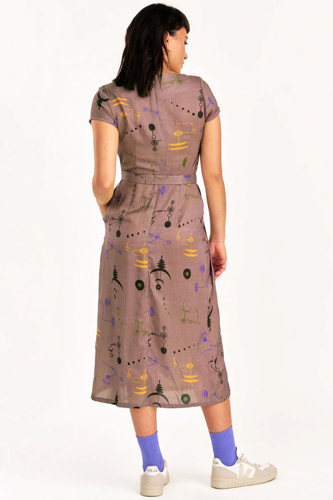 Jennifer Glasgow Yelena Dress (Crop Circles) - Victoire BoutiqueJennifer GlasgowDresses Ottawa Boutique Shopping Clothing