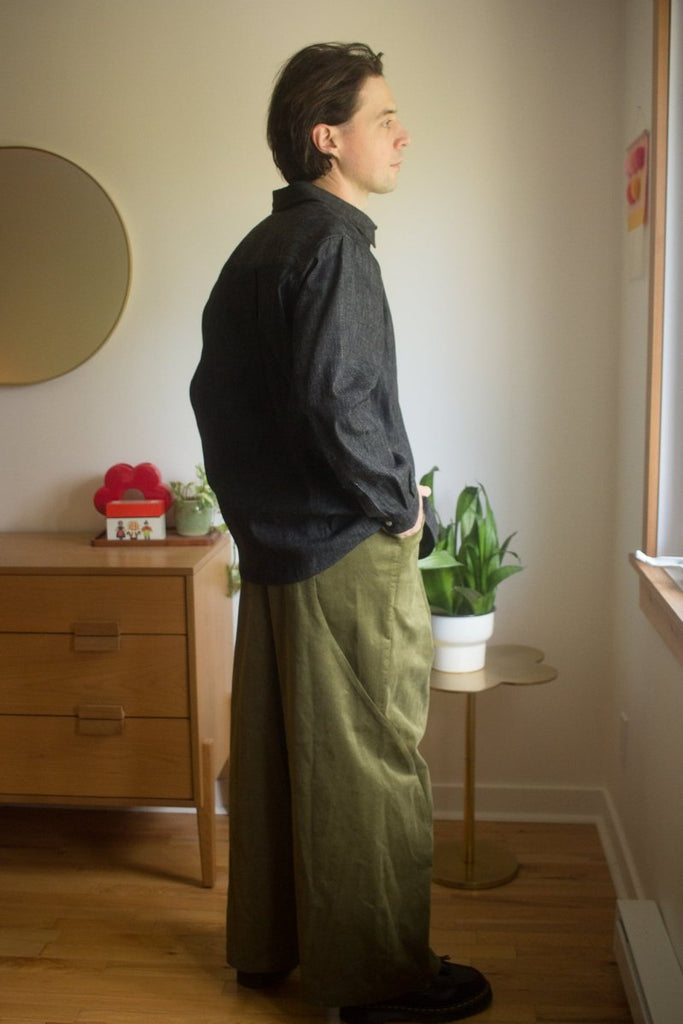 Jennifer Glasgow Zorah Pants (Moss) - Victoire BoutiqueJennifer GlasgowPants Ottawa Boutique Shopping Clothing