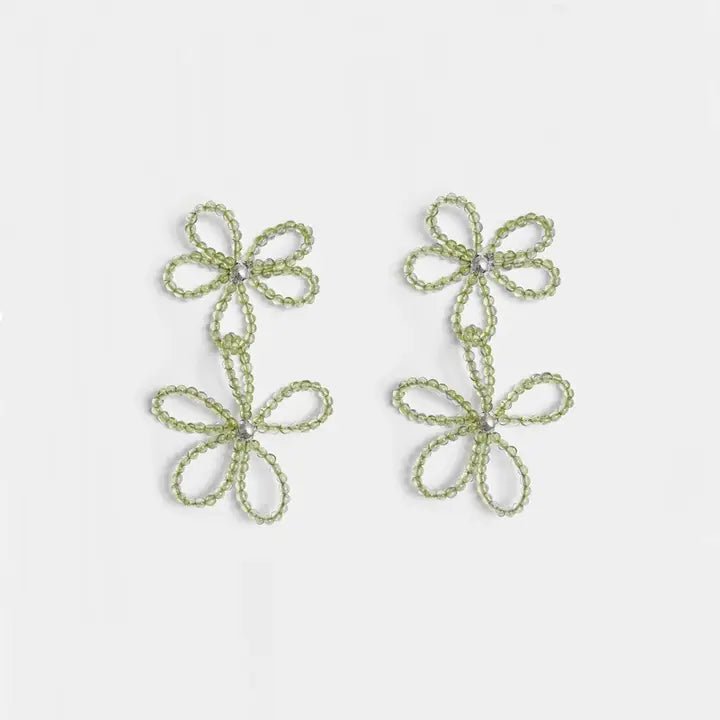 Kara Yoo Bloom Dangle Earrings (Peridot) - Victoire BoutiqueKara YooEarrings Ottawa Boutique Shopping Clothing