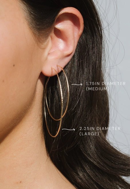 Kara Yoo Pull - Me - Through Hoops (Small or Large) - Victoire BoutiqueKara YooEarrings Ottawa Boutique Shopping Clothing