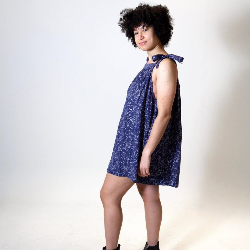 Kate Austin Designs Mimi Sun Dress (Midnight Constellation) - Victoire BoutiqueKate Austin DesignsDresses Ottawa Boutique Shopping Clothing