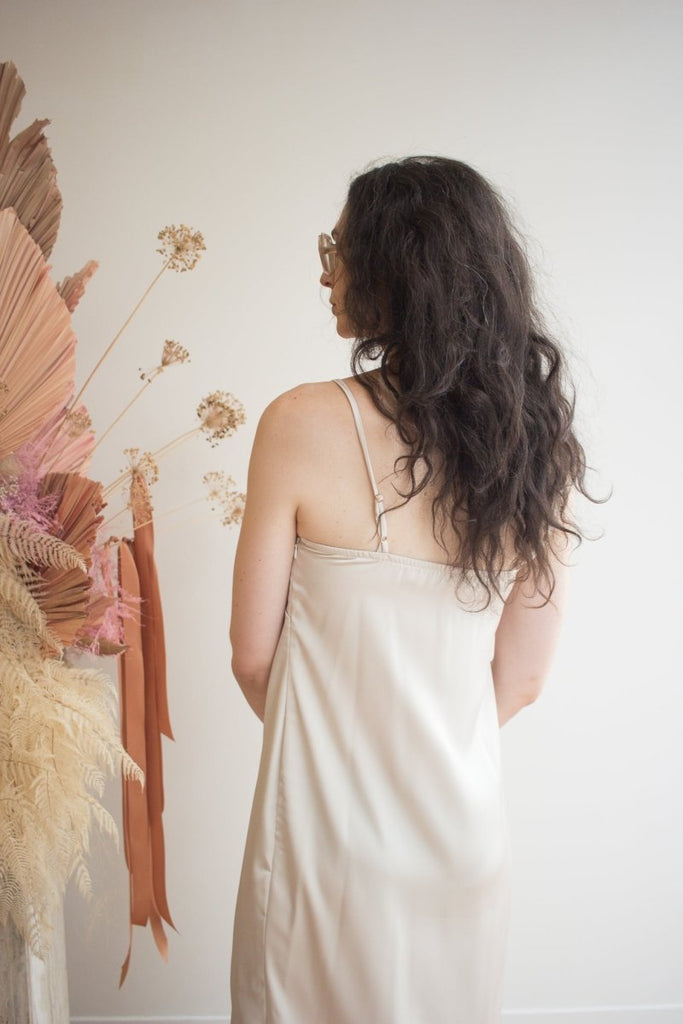 Korelli Ariel Dress (Champagne) - Victoire BoutiqueKorelliDresses Ottawa Boutique Shopping Clothing