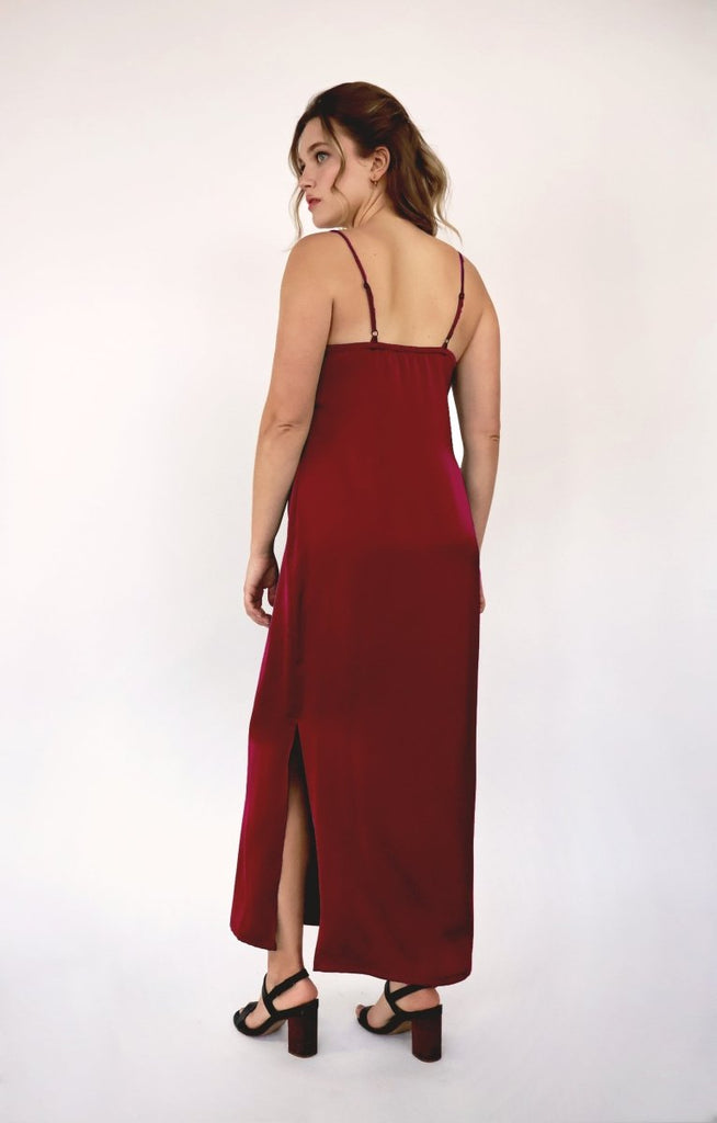 Korelli Ariel Dress (Wine) - Victoire BoutiqueKorelliDresses Ottawa Boutique Shopping Clothing
