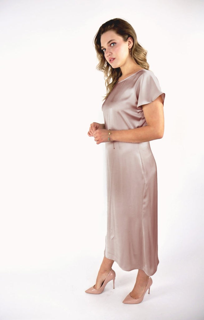 Korelli Aurora Reversible Dress (Dusty Rose) - Victoire BoutiqueKorelliDresses Ottawa Boutique Shopping Clothing