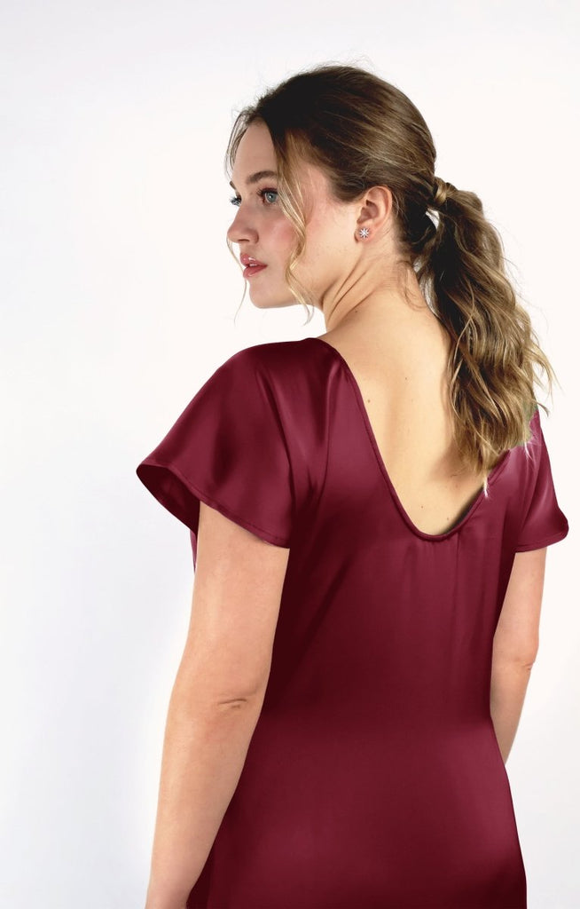 Korelli Aurora Reversible Dress (Wine) - Victoire BoutiqueKorelliDresses Ottawa Boutique Shopping Clothing