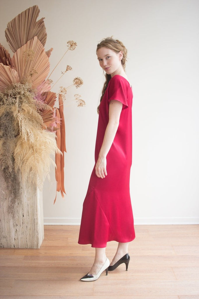 Korelli Aurora Reversible Dress (Wine) - Victoire BoutiqueKorelliDresses Ottawa Boutique Shopping Clothing