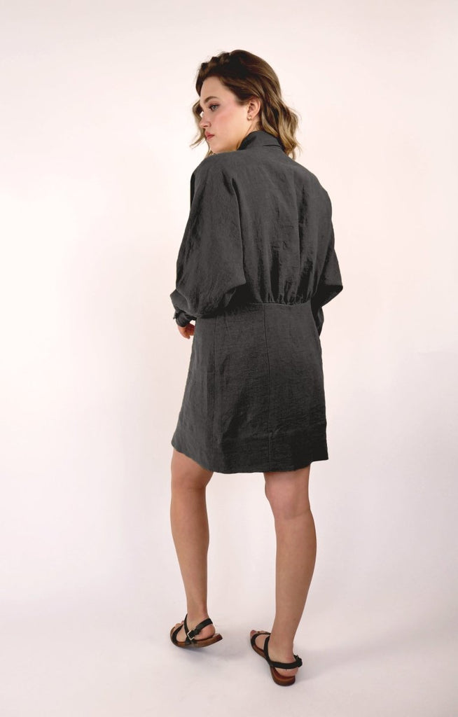 Korelli Ava Dress (Charcoal) - Victoire BoutiqueKorelliDresses Ottawa Boutique Shopping Clothing
