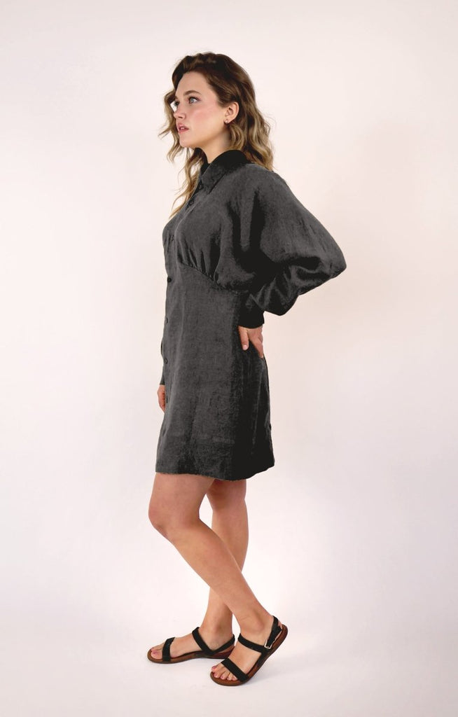 Korelli Ava Dress (Charcoal) - Victoire BoutiqueKorelliDresses Ottawa Boutique Shopping Clothing