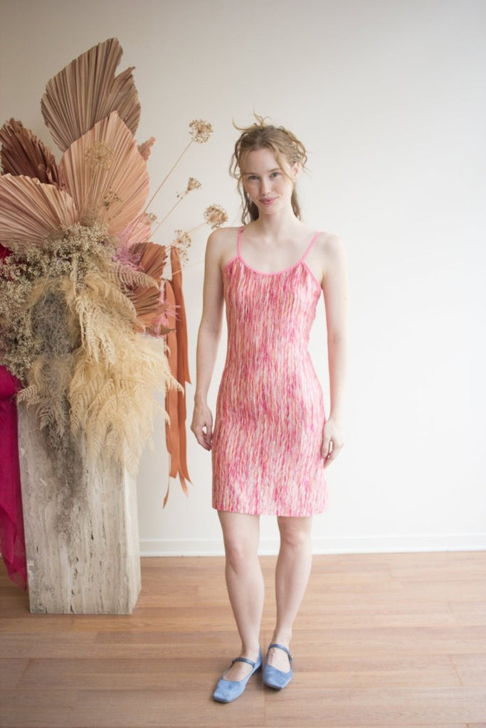 KSLAM Naomi Mini Dress (Pink) - Victoire BoutiqueKSLAMDresses Ottawa Boutique Shopping Clothing