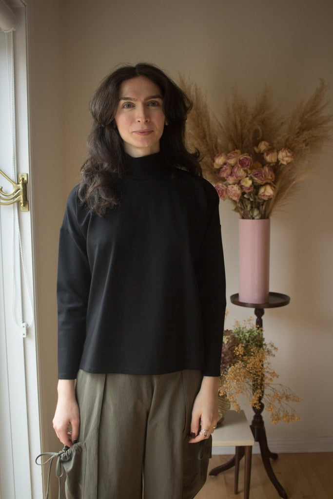 Lele de Baltzac Alexis Blouse (Black) - Victoire BoutiqueLele de BaltzacTops Ottawa Boutique Shopping Clothing