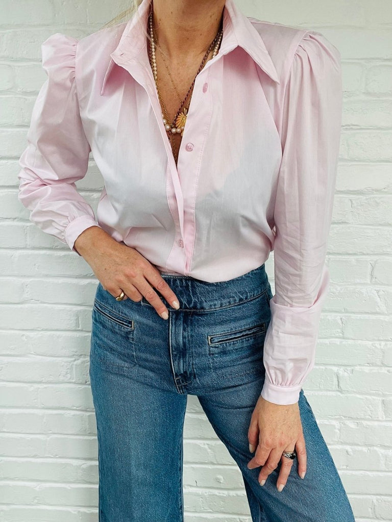 Lele de Baltzac Zoe Top (Pink) - Victoire BoutiqueLele de BaltzacTops Ottawa Boutique Shopping Clothing