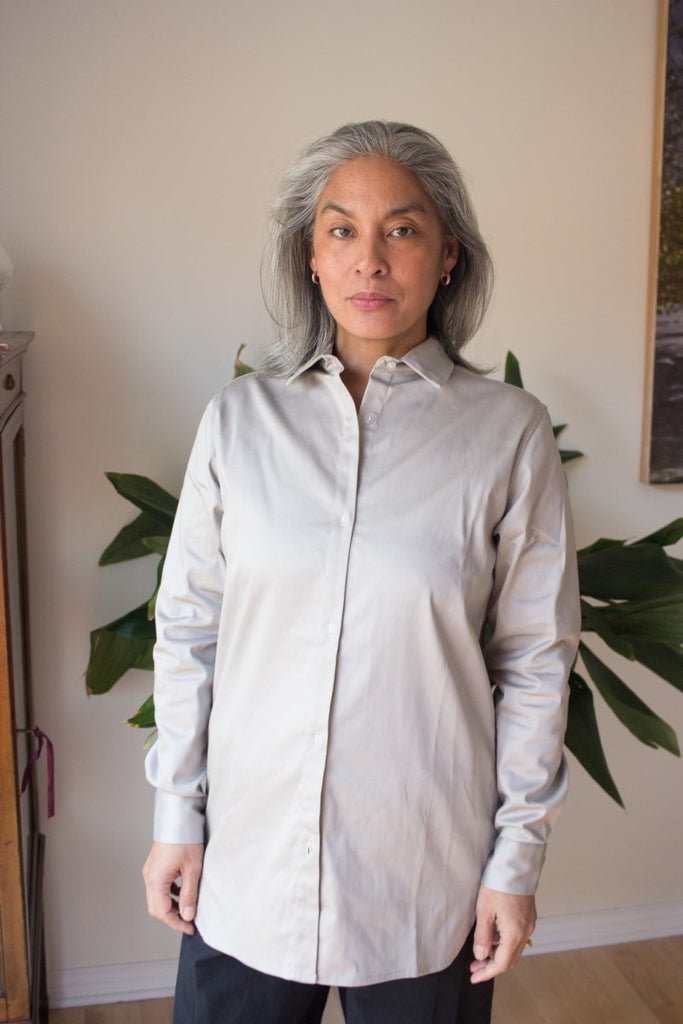 Lepidoptere Anouk Shirt (Grey) - Victoire BoutiqueLepidoptereTops Ottawa Boutique Shopping Clothing
