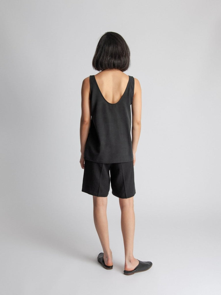 Lepidoptere Clothilde Camisole (Black Tencel) - Victoire BoutiqueLepidoptereTops Ottawa Boutique Shopping Clothing