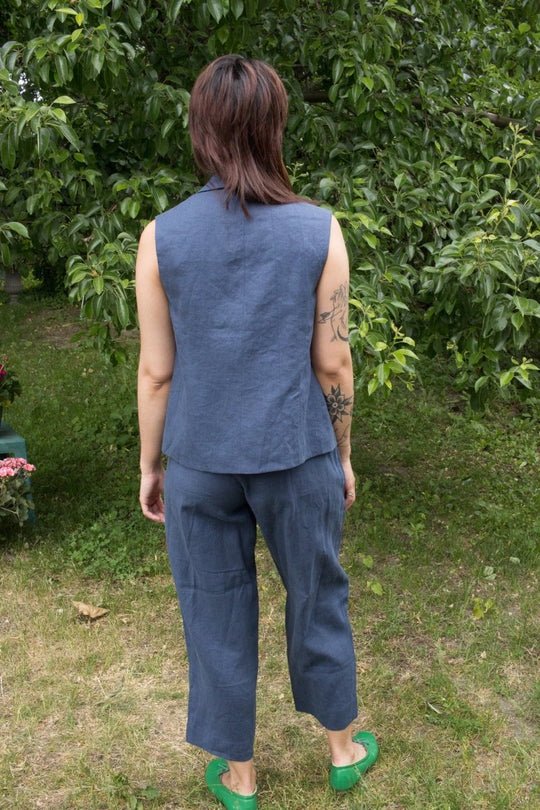 Lepidoptere Doula Pants (Blue) - Victoire BoutiqueLepidoptereBottoms Ottawa Boutique Shopping Clothing
